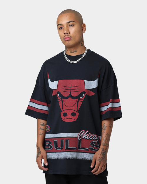 Mitchell & Ness Chicago Bulls Conference T-Shirt Faded Black