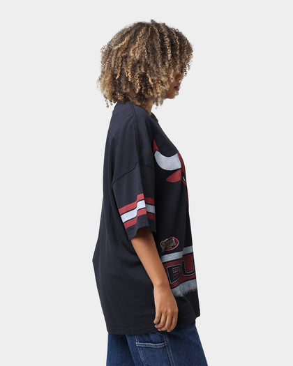 Mitchell & Ness Chicago Bulls Conference T-Shirt Faded Black