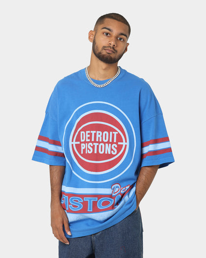Mitchell & Ness Detroit Pistons Conference T-Shirt Faded Royal