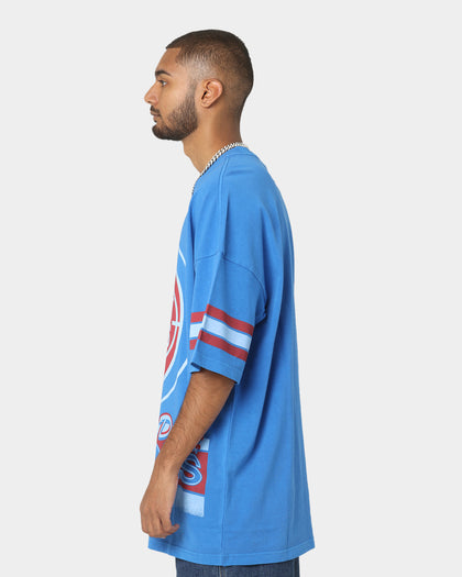 Mitchell & Ness Detroit Pistons Conference T-Shirt Faded Royal