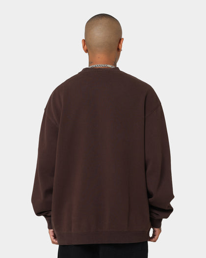 Mitchell & Ness Chicago Bulls Headline Crewneck Baroque Brown