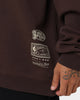 Mitchell & Ness Chicago Bulls Headline Crewneck Baroque Brown