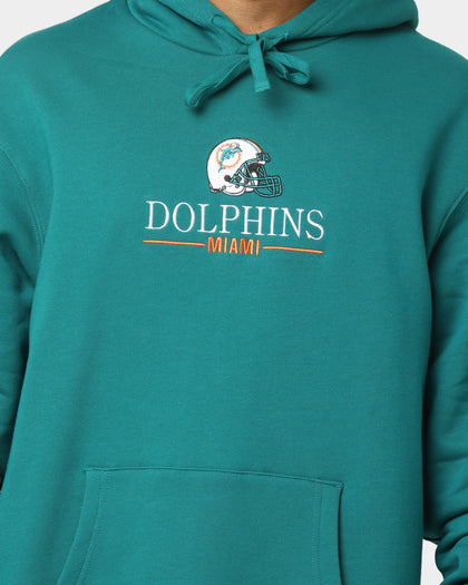 Mitchell & Ness Miami Dolphins Helmet Stack Hood Teal