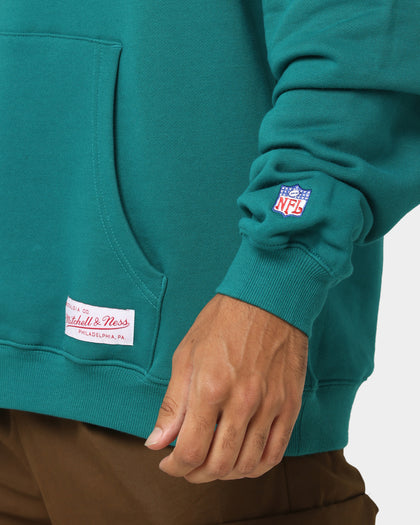 Mitchell & Ness Miami Dolphins Helmet Stack Hood Teal
