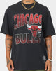 Mitchell & Ness Chicago Bulls Incline Stack Vintage T-Shirt Faded Black