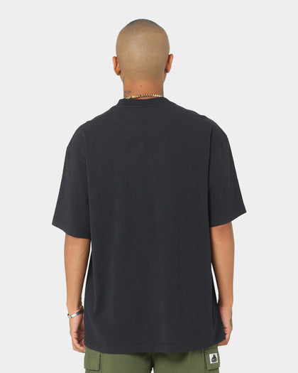 Mitchell & Ness Chicago Bulls Incline Stack Vintage T-Shirt Faded Black