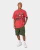 Mitchell & Ness Chicago Bulls Incline Stack Vintage T-Shirt Faded Red