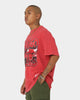 Mitchell & Ness Chicago Bulls Incline Stack Vintage T-Shirt Faded Red