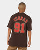 Mitchell & Ness Chicago Bulls Dennis Rodman #91 Lux Brown T-Shirt Baroque Brown