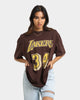 Mitchell & Ness Los Angeles Lakers Shaquille O'Neal #34 Lux Brown T-Shirt Baroque Brown