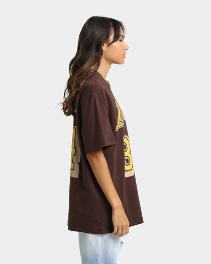 Mitchell & Ness Los Angeles Lakers Shaquille O'Neal #34 Lux Brown T-Shirt Baroque Brown