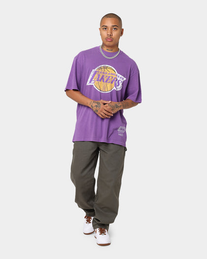 Mitchell & Ness Los Angeles Lakers Vintage Finals T-Shirt Faded Purple