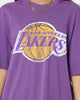 Mitchell & Ness Los Angeles Lakers Vintage Finals T-Shirt Faded Purple