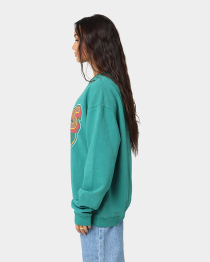 Mitchell & Ness Seattle Supersonics Vintage HWC Big LG Crewneck Faded Green