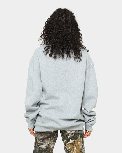 Mitchell & Ness Los Angeles Lakers Vintage Line Up Crewneck Grey Marle