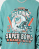 Mitchell & Ness Miami Dolphins Vintage Super Bowl Crewneck Faded Teal