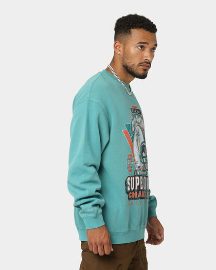 Mitchell & Ness Miami Dolphins Vintage Super Bowl Crewneck Faded Teal