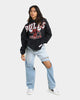 Mitchell & Ness Chicago Bulls XL Invert Arch Vintage Hoodie Faded Black