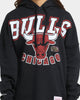 Mitchell & Ness Chicago Bulls XL Invert Arch Vintage Hoodie Faded Black