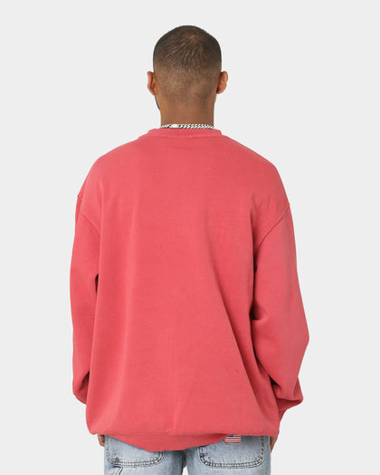 Mitchell & Ness San Francisco 49ers Vintage Zig Zag Crewneck Faded Red