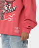 Mitchell & Ness San Francisco 49ers Vintage Zig Zag Crewneck Faded Red