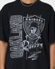 Mitchell & Ness Oakland Raiders Vintage Zig Zag T-Shirt Faded Black
