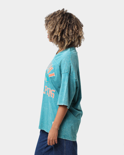 Mitchell & Ness Miami Dolphins Winners Oversized T-Shirt Faded Teal