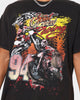 Goat Crew Motorcross Vintage T-Shirt Black Wash