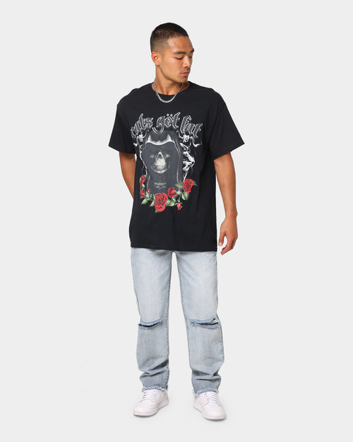 Rats Get Fat Motor Rats Vintage T-Shirt Black