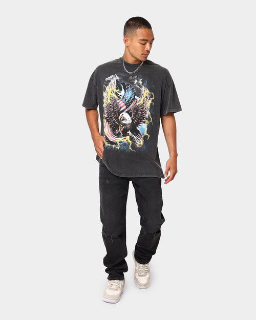 American Thrift American Lightning Vintage T-Shirt Black Wash
