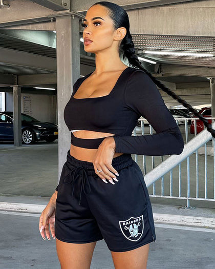 XXIII Women's Damara Long Sleeve Crop Black