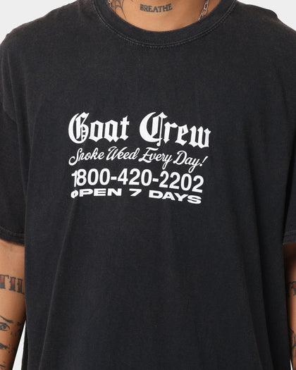 Goat Crew Chemist Vintage T-Shirt Black Wash