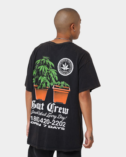 Goat Crew Chemist Vintage T-Shirt Black Wash