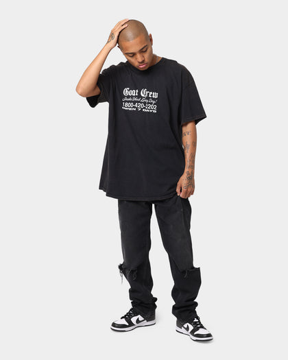 Goat Crew Chemist Vintage T-Shirt Black Wash