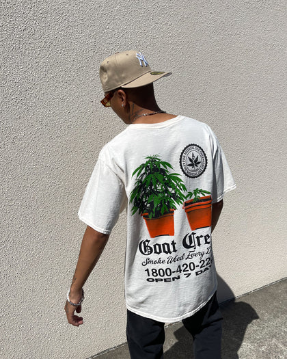 Goat Crew Chemist Vintage T-Shirt Off White