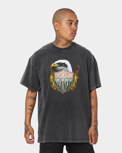 American Thrift God Bless Vintage T-Shirt Black Wash