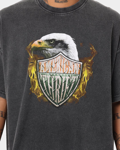 American Thrift God Bless Vintage T-Shirt Black Wash