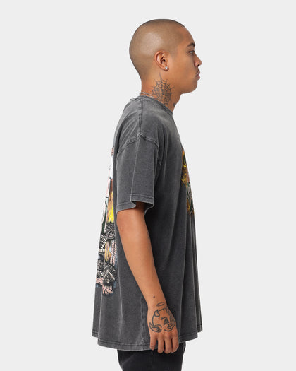 American Thrift God Bless Vintage T-Shirt Black Wash