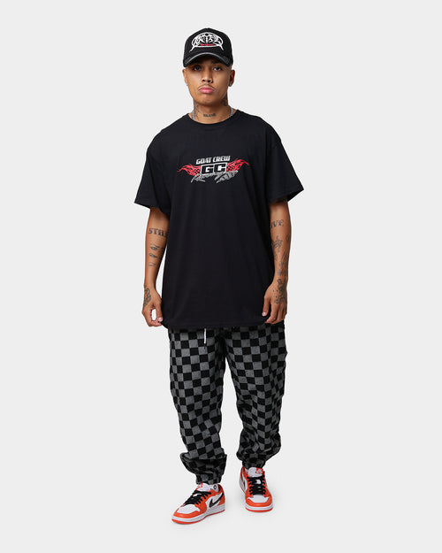 Goat Crew Racing Logo Vintage T-Shirt Black