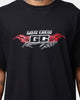 Goat Crew Racing Logo Vintage T-Shirt Black