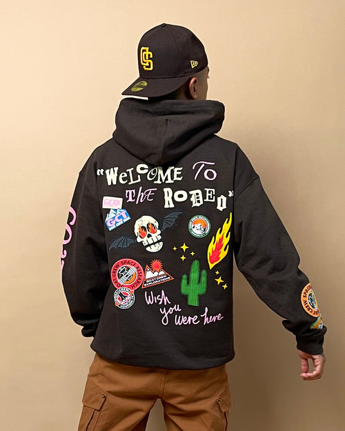 Goat Crew Welcome Hoodie Brown