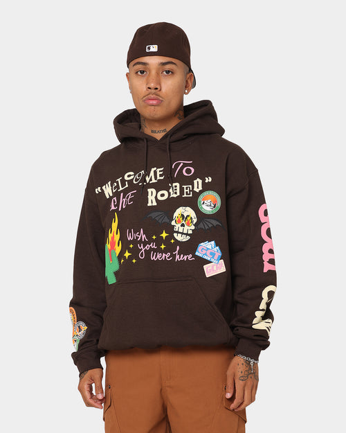 Goat Crew Welcome Hoodie Brown