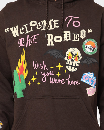 Goat Crew Welcome Hoodie Brown