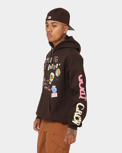 Goat Crew Welcome Hoodie Brown