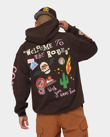 Goat Crew Welcome Hoodie Brown
