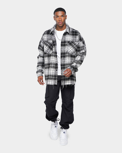 XXIII Hawker Loose Flannel Shirt Black/White