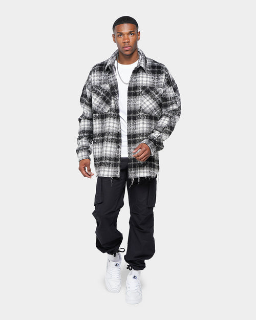 XXIII Hawker Loose Flannel Shirt Black/White