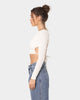 XXIII Women's Elvire Crepe Tie Up Crop White