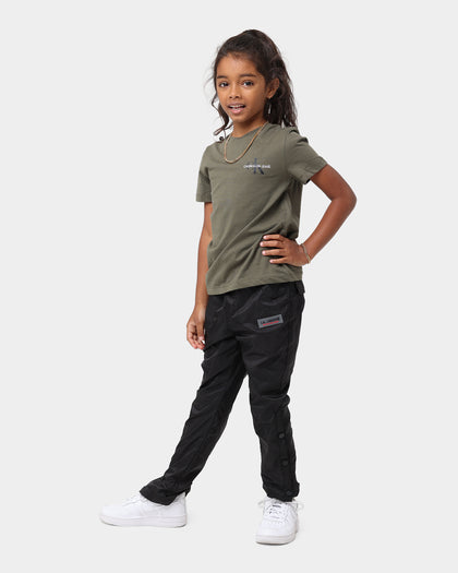 Calvin Klein Kids' Chest Monogram T-Shirt Grape Leaf