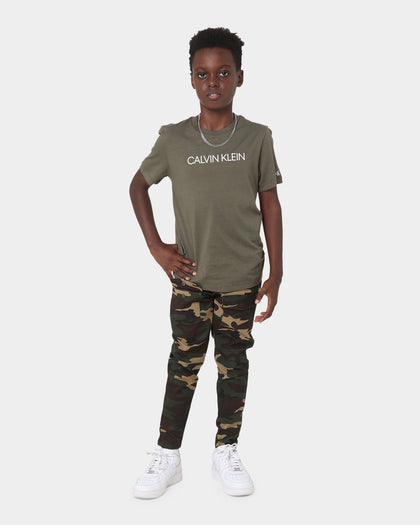 Calvin Klein Kids' Institutional T-Shirt Grape Leaf
